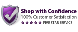 Shop with Confidence 100% Customer Satisfaction