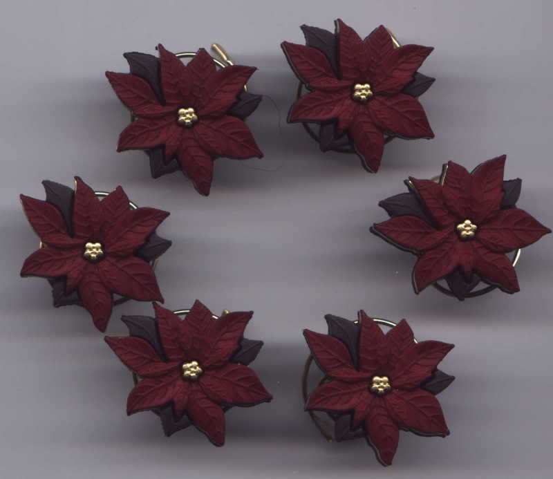 Poinsettia burgundy