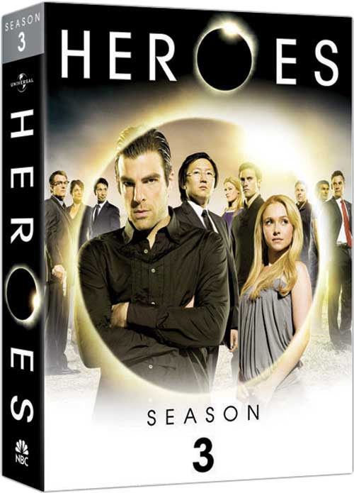 'Heroes' Season 3 on DVD out September 1 in North America.