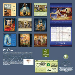 backside of calendar