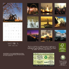 backside of calendar