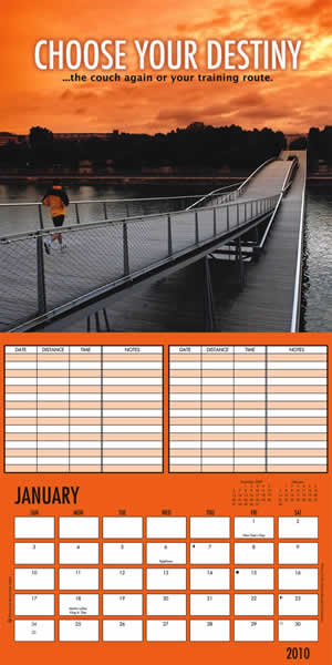 backside of calendar