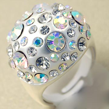 Crystal Dome Ring (one size)