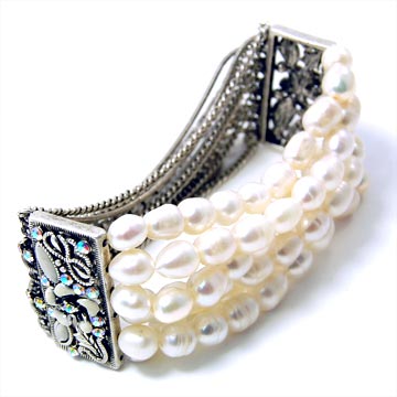 Multi-Layer Freshwater Pearl Bracelet