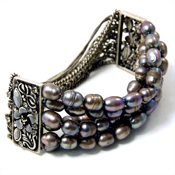 Multi-Layer Freshwater Pearl Bracelet