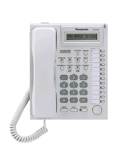 Panasonic KX-T7730 System Telephone - White