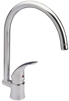  Damixa Riva High Spout Kitchen Mono Mixer Tap Chrome Plated