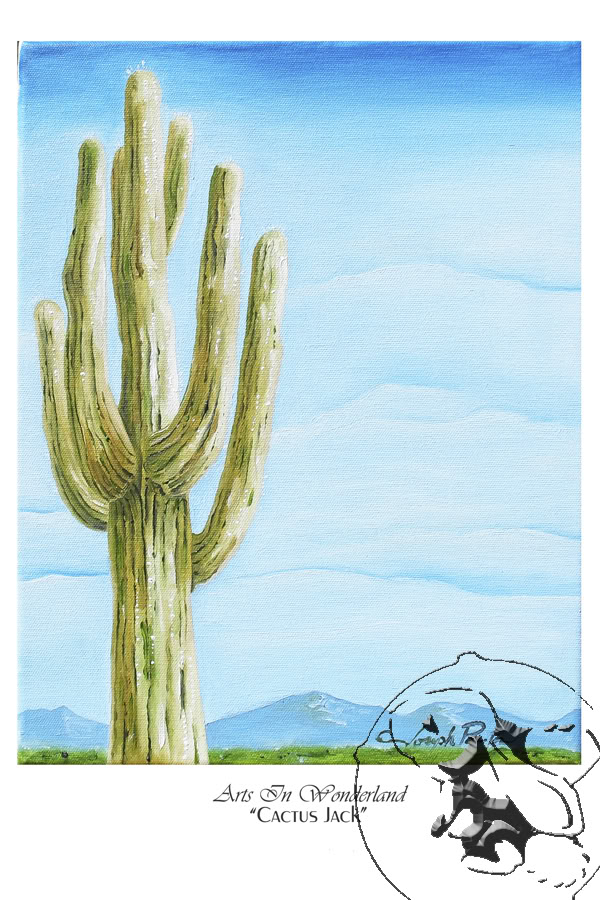 cactus jack,cactus,oil paintings,arts in wonderland,real art,prints,posters