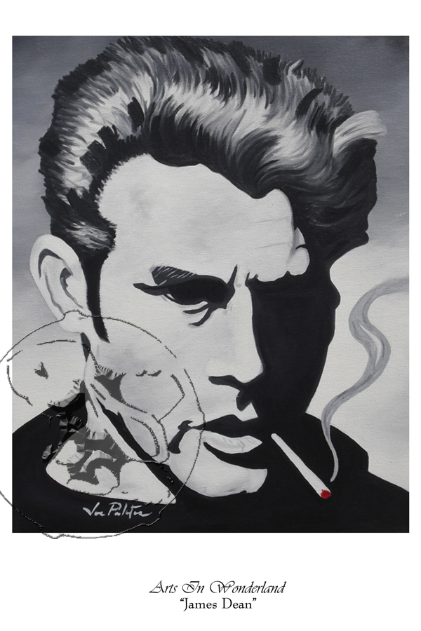 James Dean,print,poster,oil painting