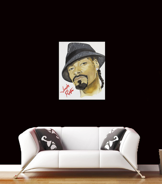 Snoop Dogg,Painting,Oil Painting