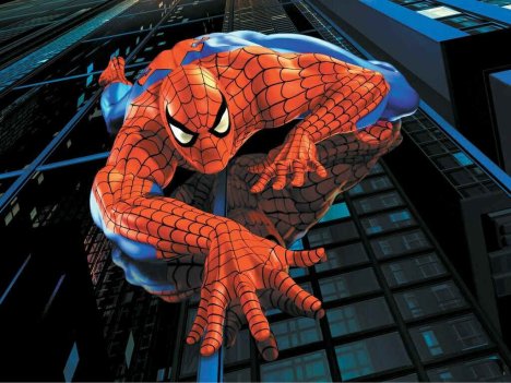 Costume de Spiderman en développement