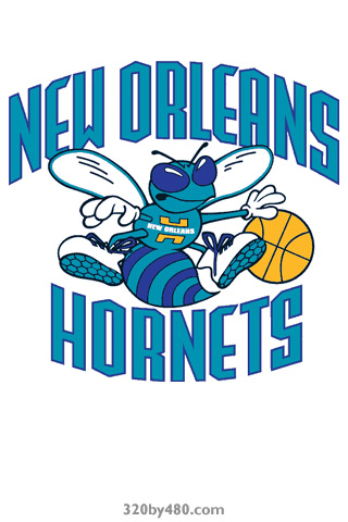 New Orleans Hornets iPhone Wallpaper