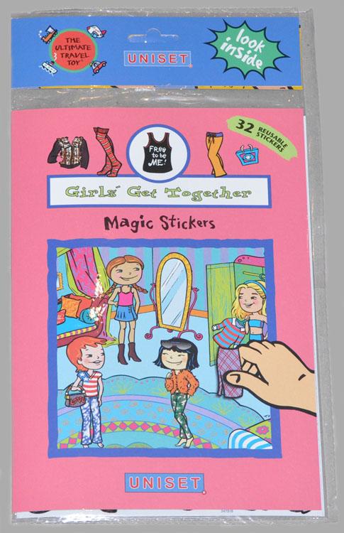 GIRLS GET TOGETHER Magic Stickers - Travel Toy