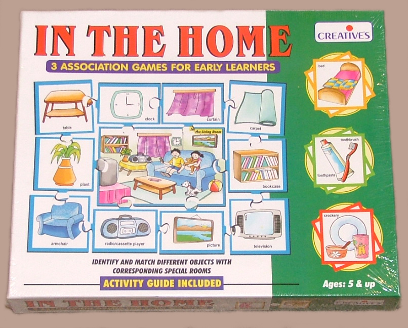 In the Home - Association Educational Game/Puzzle for Early Learners