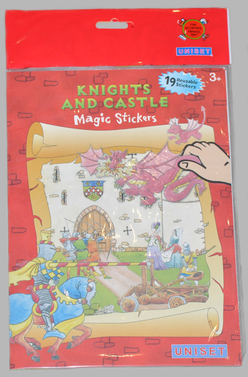 KNIGHTS CASTLE Magic Stickers - Pretend Play Travel Toy