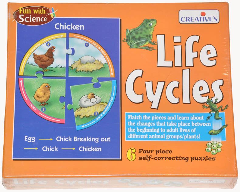 LIFE CYCLES Educational Science Puzzle Game