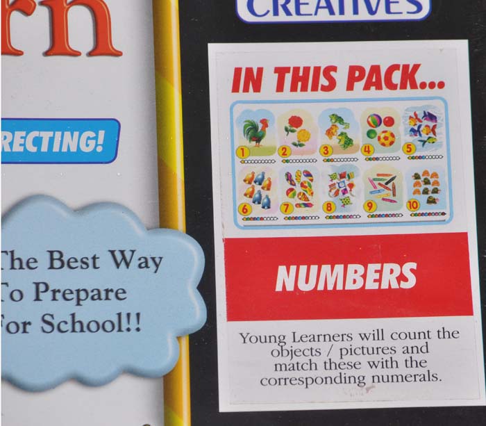 play n learn numbers section