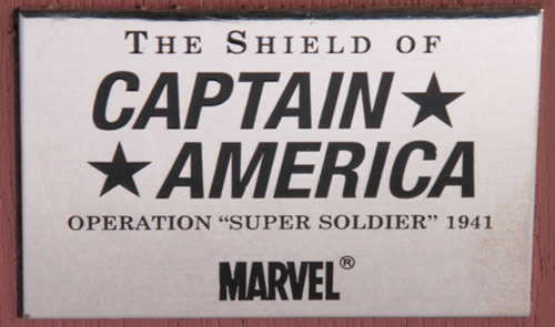 Captain America Sheild plaque