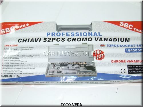 CHIAVI A BUSSOLA 52 PZ ACCIAO CROMO VANADIO