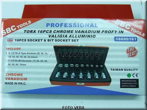 SOCKET 18 1/4 ACCIAO CROMO VANADIO