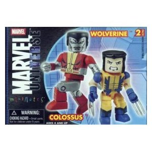 Marvel Mini-Mates Series 13 Astonishing Wolverine and Colossus