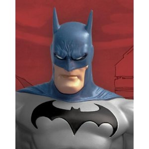BATMAN HUSH Mini STATUE Figurine by JIM LEE (Blue & Gray - 1st Edition)