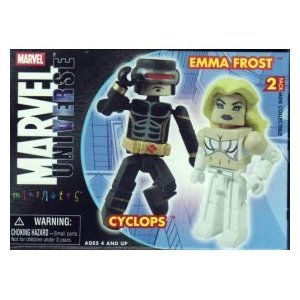 Marvel Mini-Mates Series 13 Astonishing Cyclops and Emma Frost