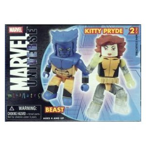 Marvel Mini-Mates Series 13 Astonishing Kitty Pryde and Beast
