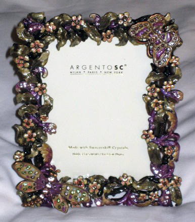 Italian Hand made 4x7 picture frame made for Argento SC by Sicura Inc
