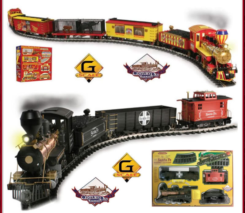 keystone circus electric train set