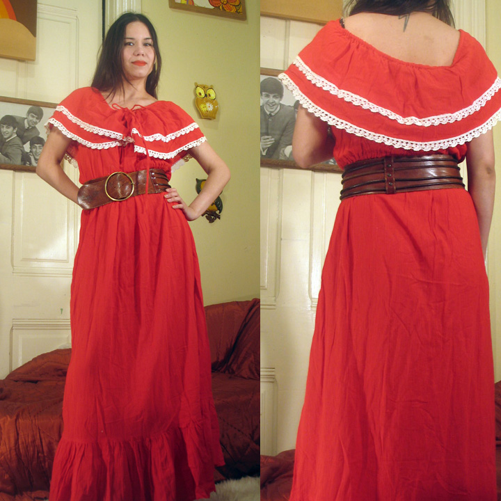 danielledebord-vtg-70s-red-spanish-peasant-style-boho-dress-m-l