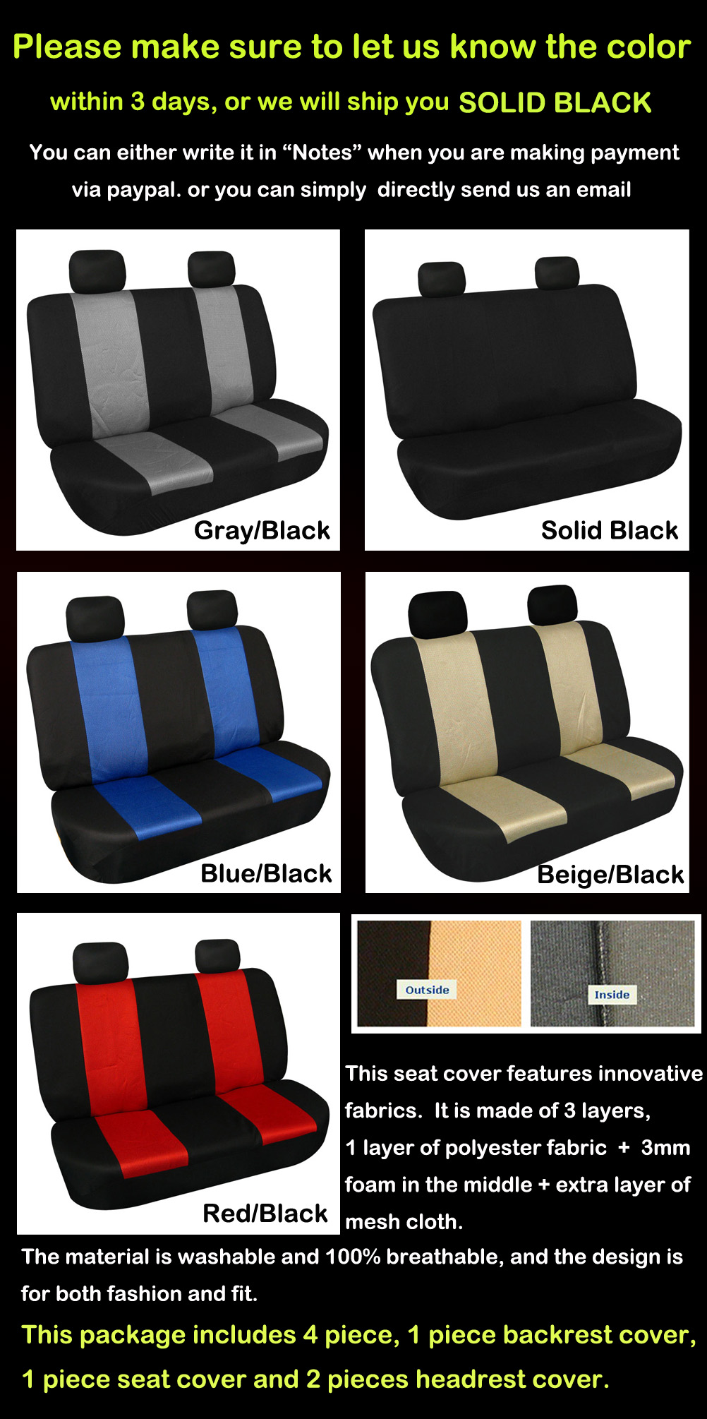 2002 toyota tacoma bench seat cover #6