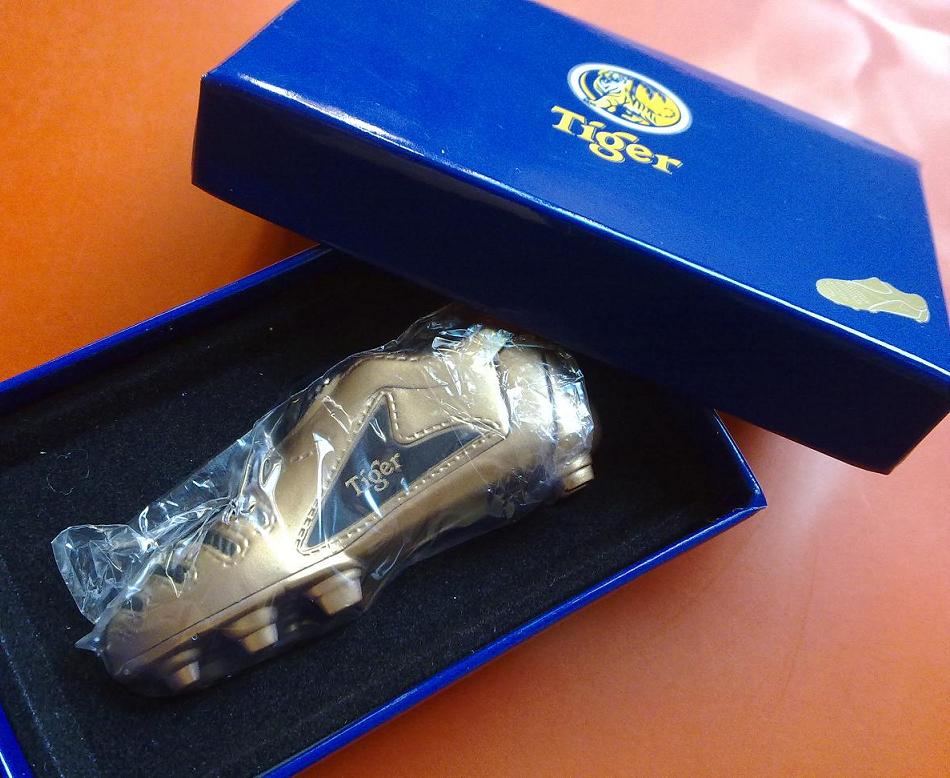 Gold Soccer Boots Lighter