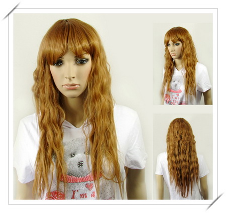 FASHION WOMENS WIG CURLY FULL LONG WAVY CLIP ON IT F05