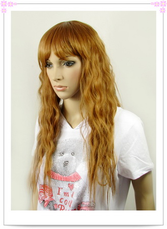 FASHION WOMENS WIG CURLY FULL LONG WAVY CLIP ON IT F05