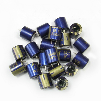 20pc SKYWELL 330uf 16V UNI-CON Electrolytic Capacitor