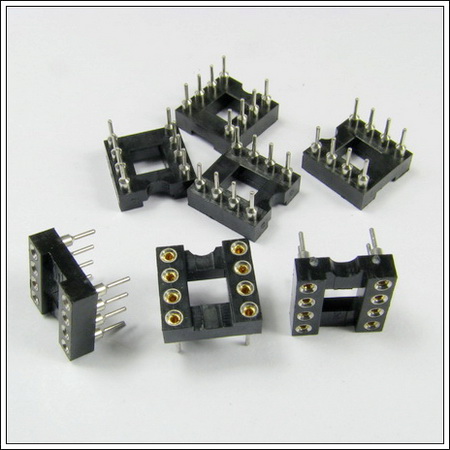 10pcs 8 PIN DIP Circular Hole IC Sockets/IC Outlet