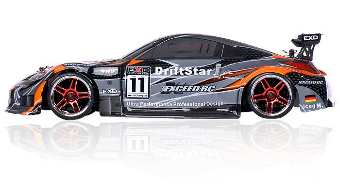 The all new 24Ghz Exceed RC Drift Star has gotten even better with the new