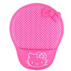 Cute <span class=keycolor>Kitty</span> Leather Mouse Pad with Wrist Pad (Red)