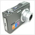 8.0 MP CCD High-Performance Digital Camera with 3.0 Inch Touch Panel