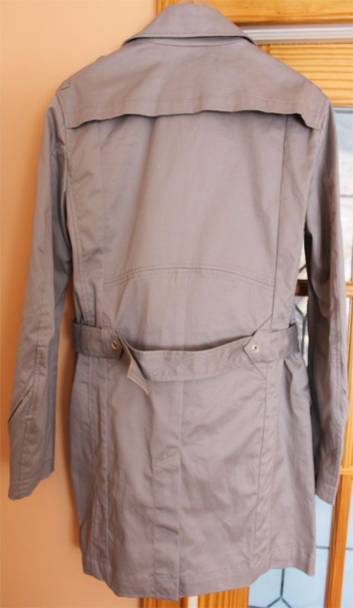 DIESEL Jalapis  Gray Silver Jacket Epaulet Coat Cotton Medium
