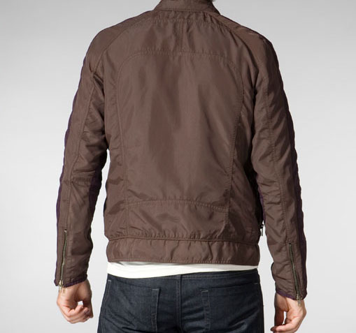 DIESEL Jiosy  Jacket Brown Biker Motorcyle Mens Medium