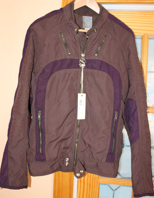 DIESEL Jiosy  Jacket Brown Biker Motorcyle Mens Medium