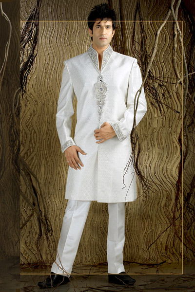 Indian Wedding Attire on Sherwani Groom Wedding Dress Men Shirt Kurta Pajama