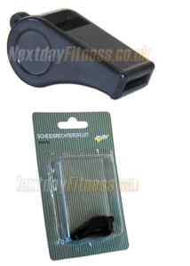 PLASTIC WHISTLE, BLACK, Free Post, Football Rugby