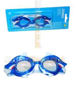 SWIMMING GOGGLES FOR KIDS, Shark Style, Adjustable, NEW