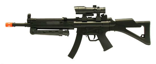 Spring K52 Sniper Rifle FPS-200 Bipod, Laser, Flashing Lights Airsoft Gun