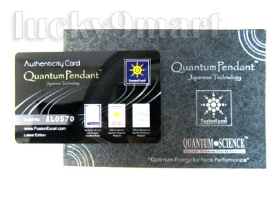 Quantum Scalar Energy Pendant FusionExecel
