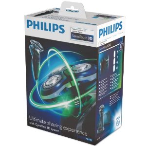Philips RQ1250 SensoTouch GyroFlex 3D Rechargeable Rotary Shaver With Travel Pouch