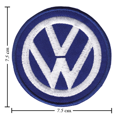 AUT Blue VW Volkswagon Iron On Patch